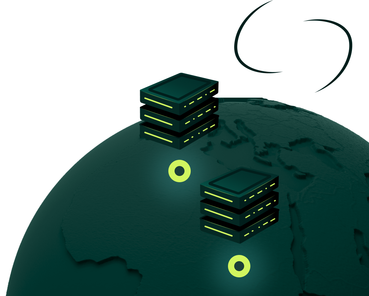 Data center globe