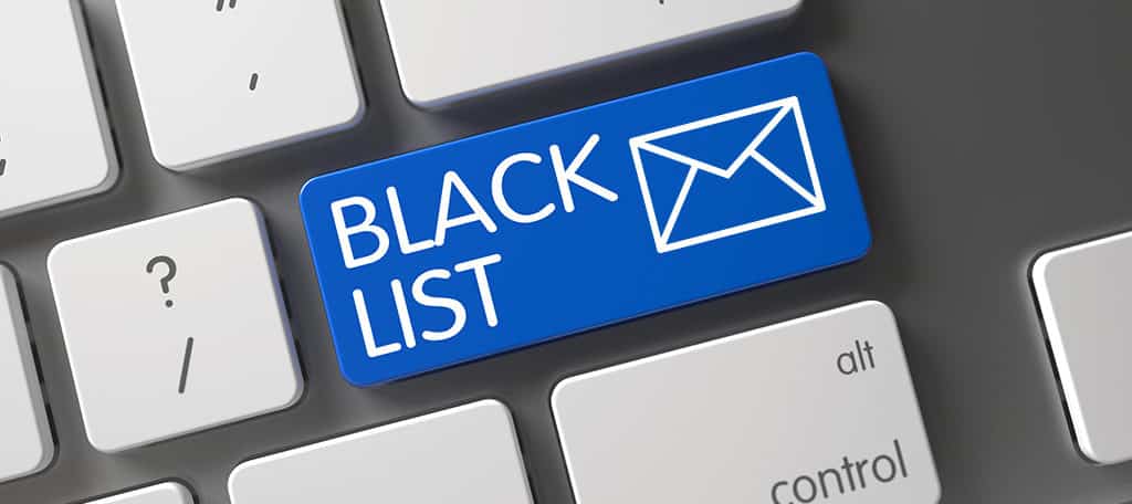 blacklisted email addresses