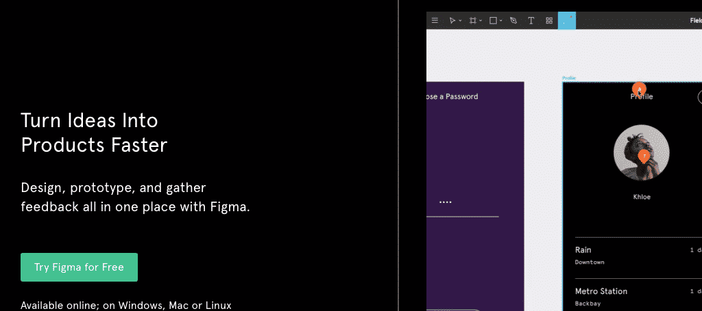 Figma free web design tools