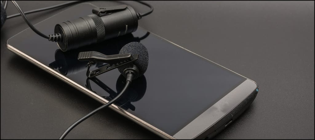 Lapel Mic And Smartphone
