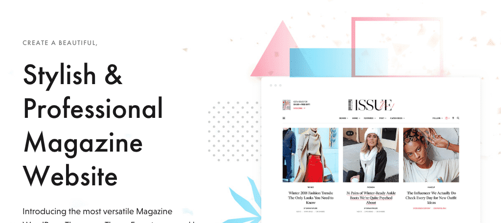 The Issue magazine themes for wordpress
