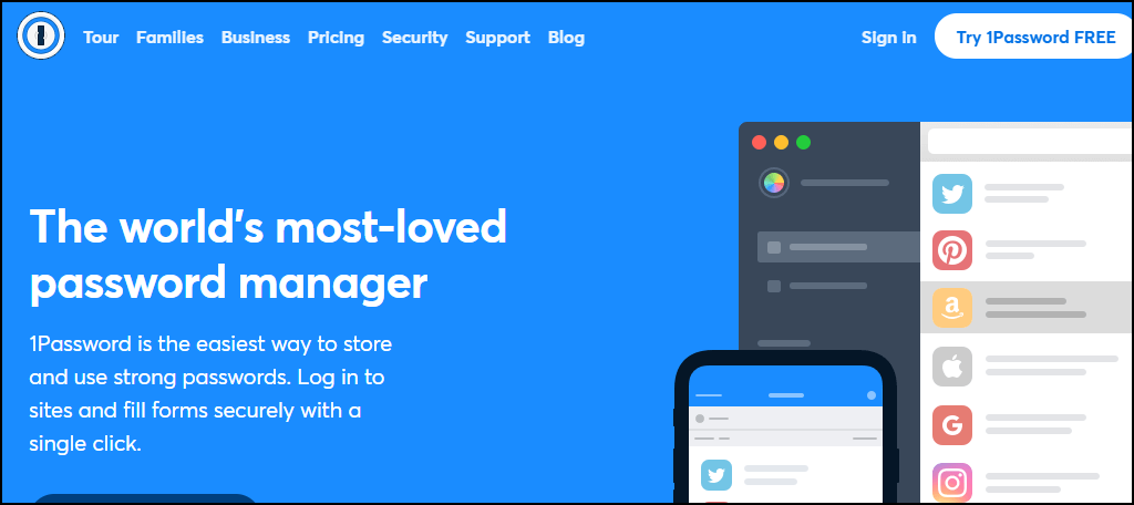 1Password password manager