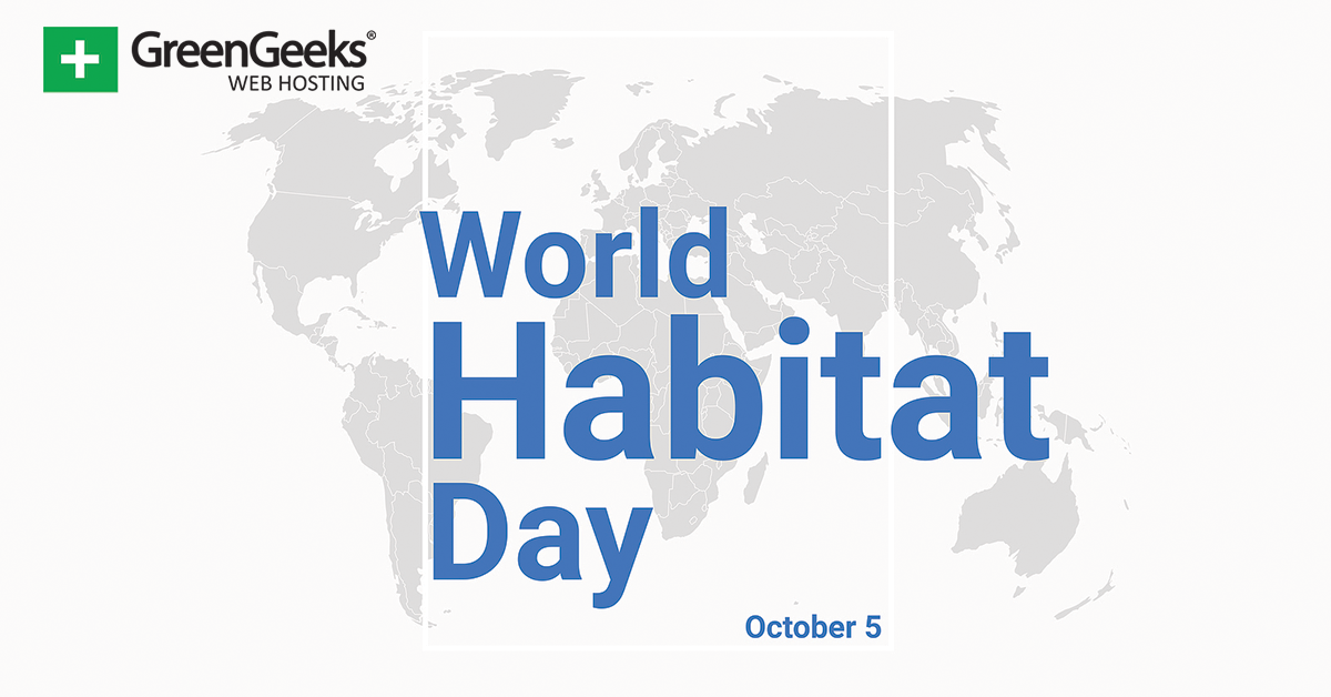 It's World Habitat Day!