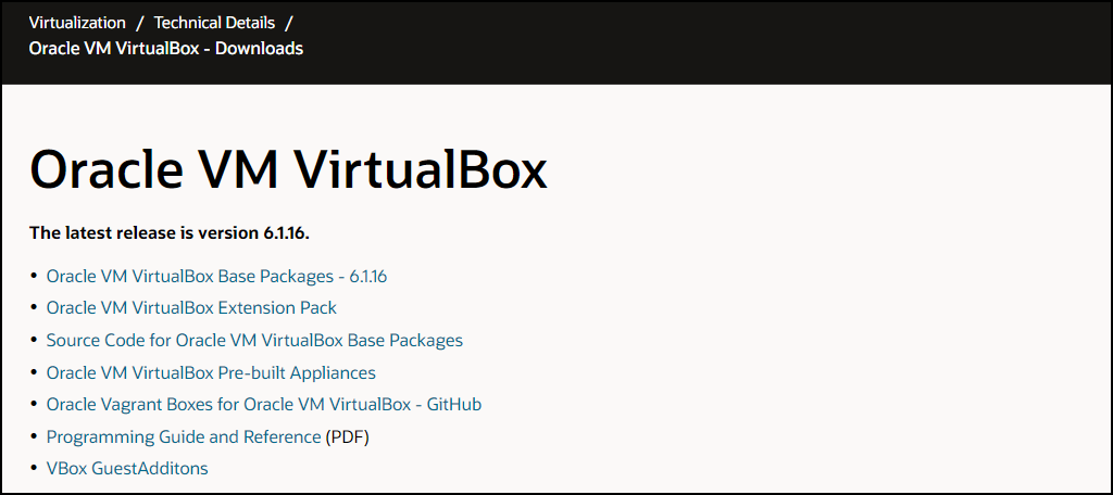 Oracle vm virtualbox какие системы поддерживает