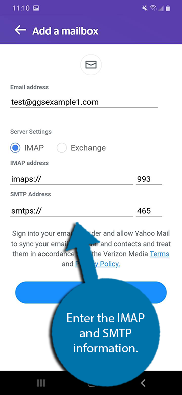 Aceda à sua conta Yahoo.com.br Conta com IMAP, SMTP ou POP3