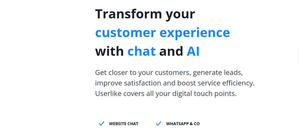 Userlike is an awesome live chat plugin for WordPress