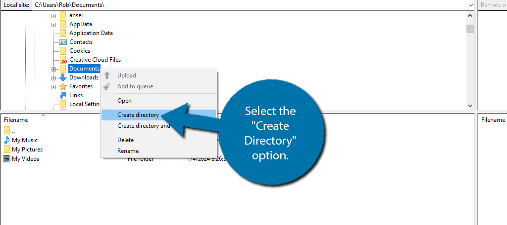 Create Directory