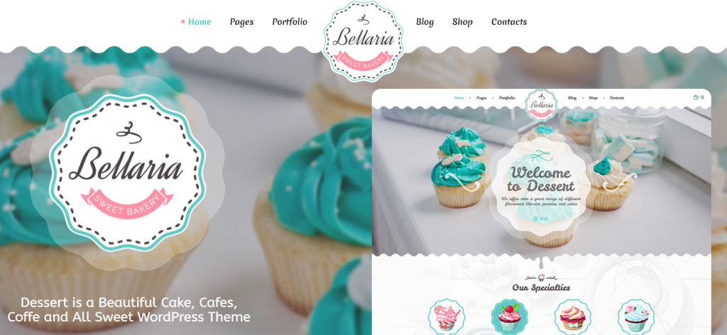 bellaria bakery theme