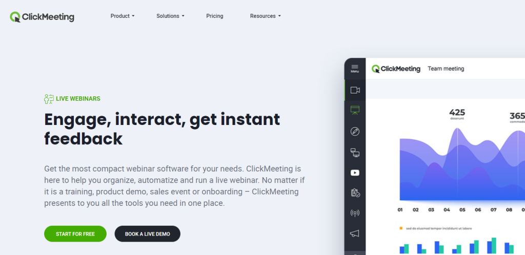 ClickMeeting WordPress webinar app