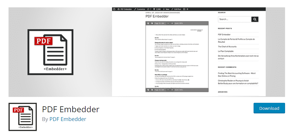 pdf embedder wordpress pdf viewer