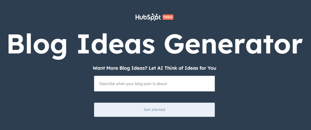 Hubspot blog content ideas