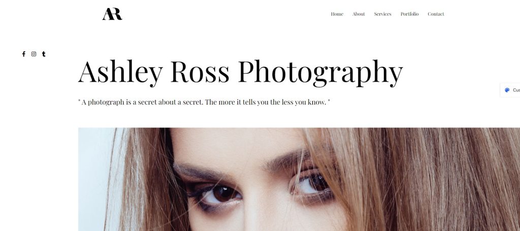 Astra photography theme