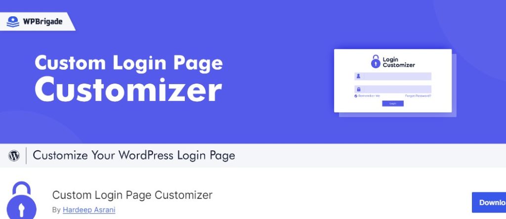 Custom Login Page Customizer