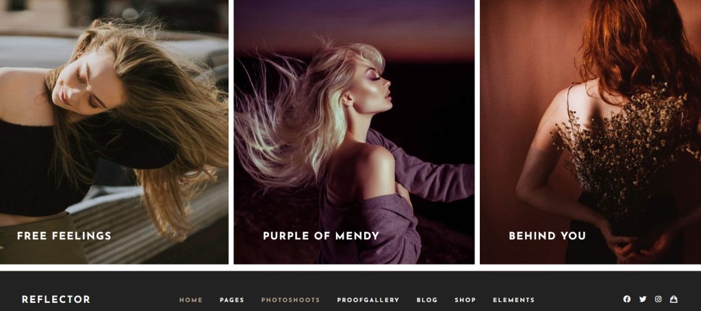 Reflector photography theme