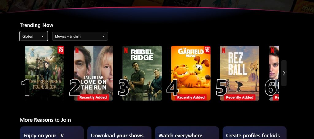 Netflix with a great ux strategy