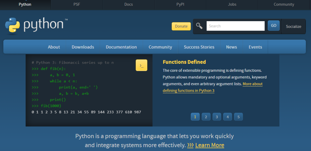 Learn python to learn coding