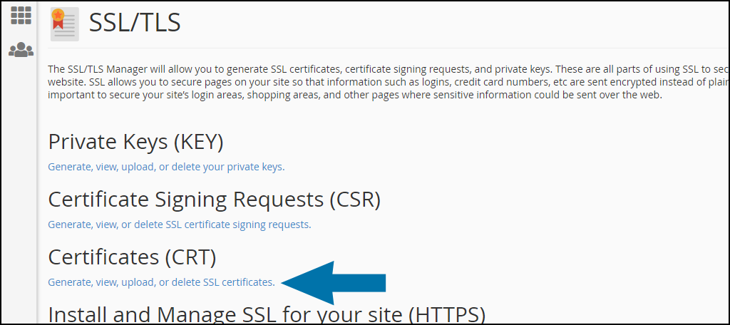 generate tls key and cert cPanel?  KEY Create CSR an for Do Certificate GreenGeeks SSL and How a  in I