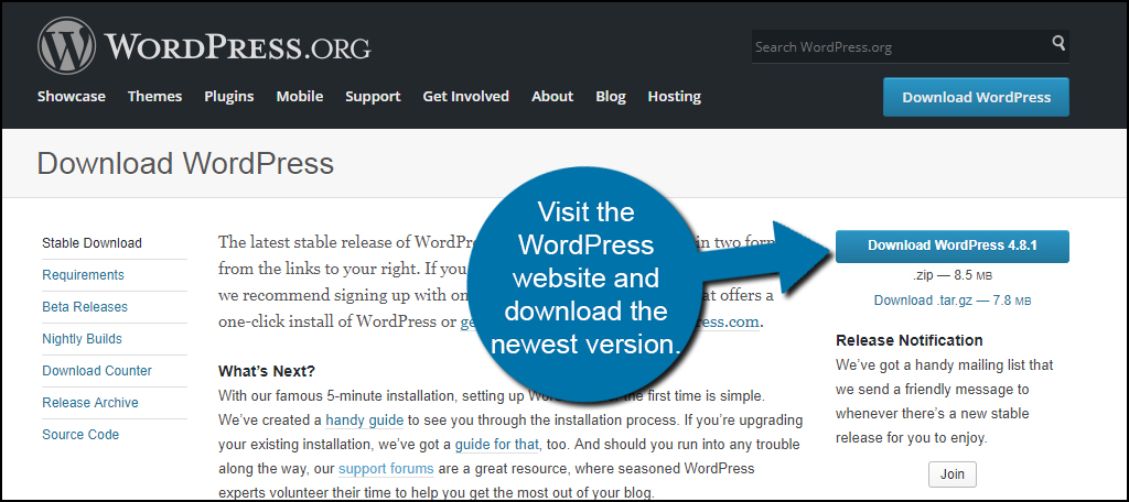 wordpress download