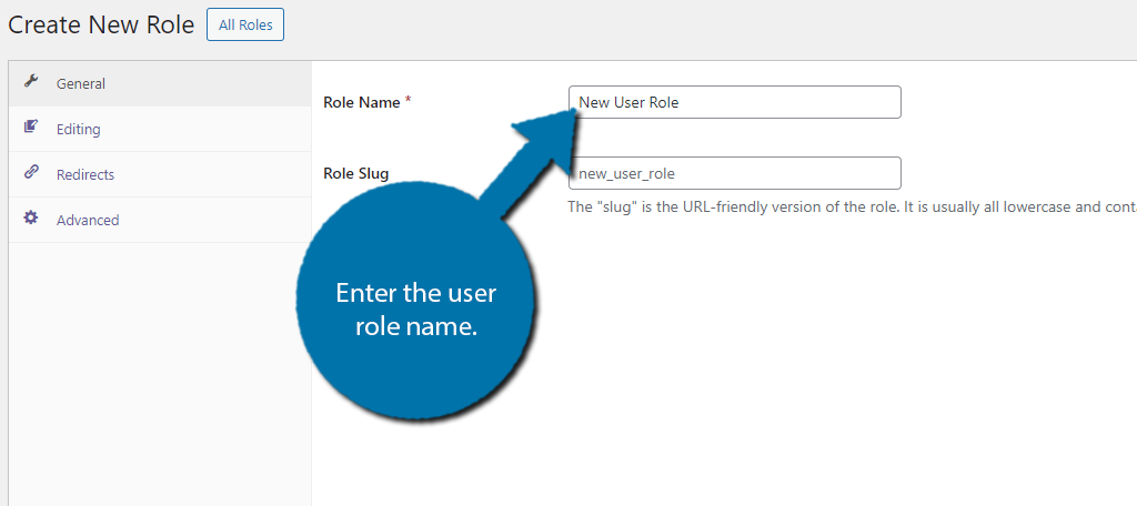 User Role Name