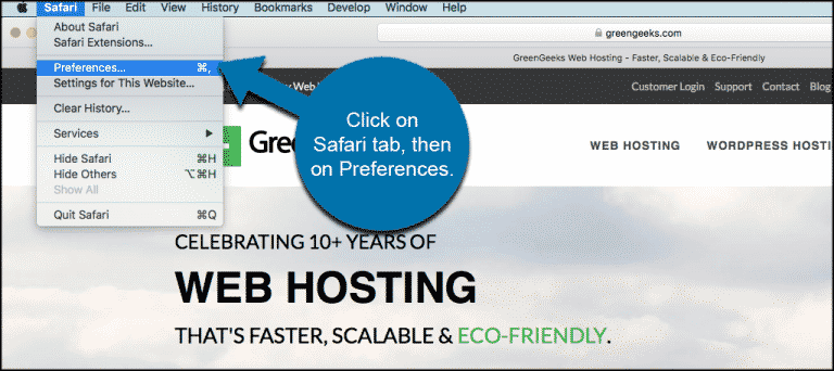 How To Clear Your Safari Browser Cache on Mac - GreenGeeks