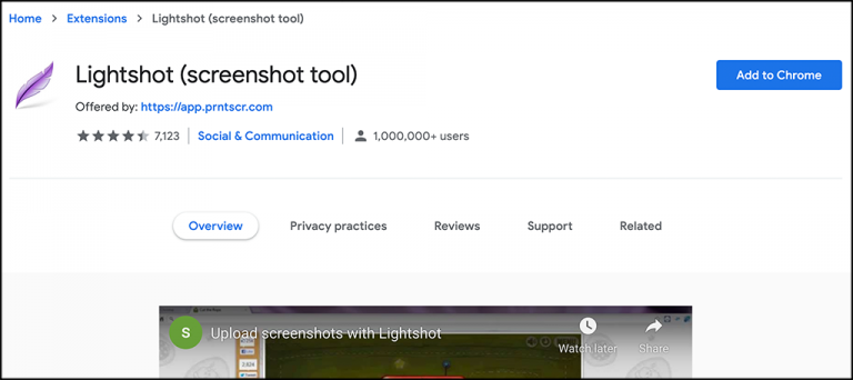 how to use lightshot from the prntscreen button