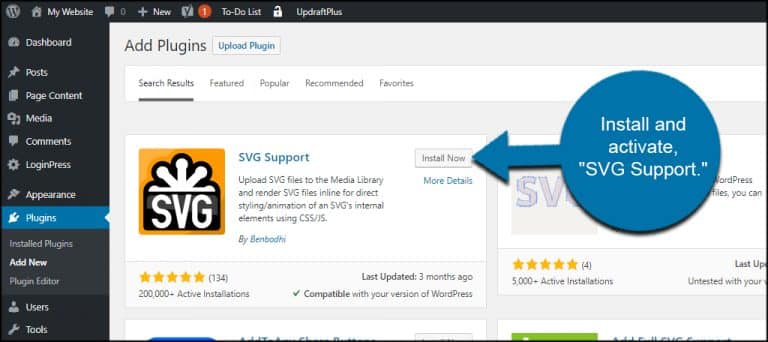 Download How to Upload SVG Image Files to WordPress - GreenGeeks