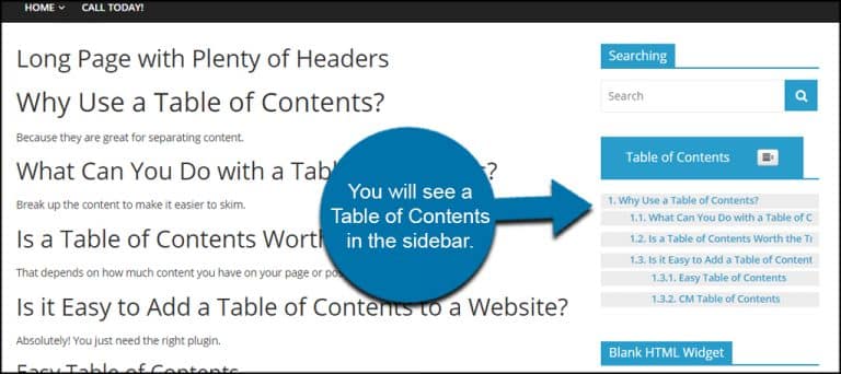 How To Add A Table Of Contents For Posts And Pages In Wordpress Greengeeks 4834