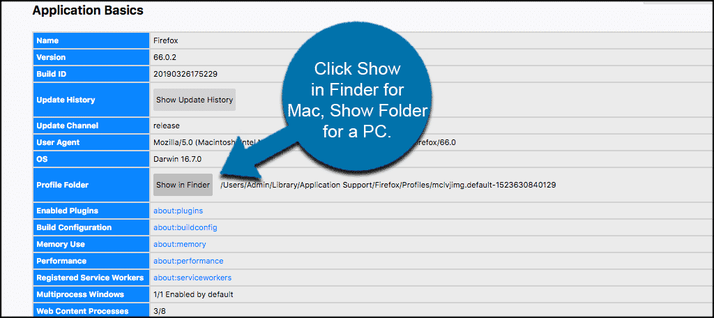 where are firefox for mac settings stored?