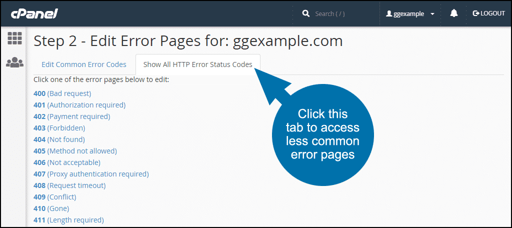 How To Create Custom Error Pages In Cpanel Greengeeks