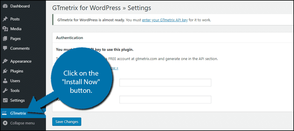 GTmetrix for WordPress Plugin —