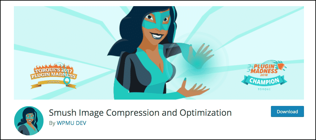 Smush image compression for personal website