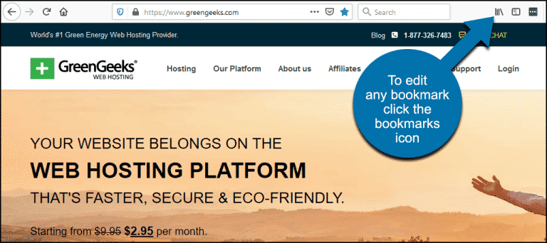 How to Add, Edit, and Modify Bookmarks in Firefox - GreenGeeks