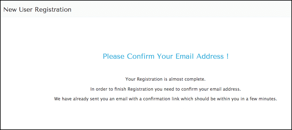 Confirm email for bitcoin for wordpress plugin