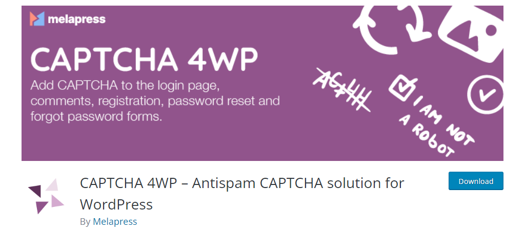 CAPTCHA 4WP is one of the best ways to block bots in WordPress