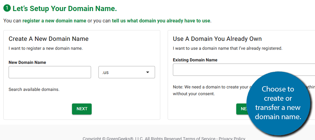 Domain Name GreenGeeks