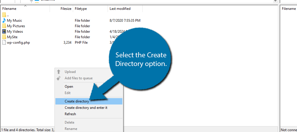 Create Directory