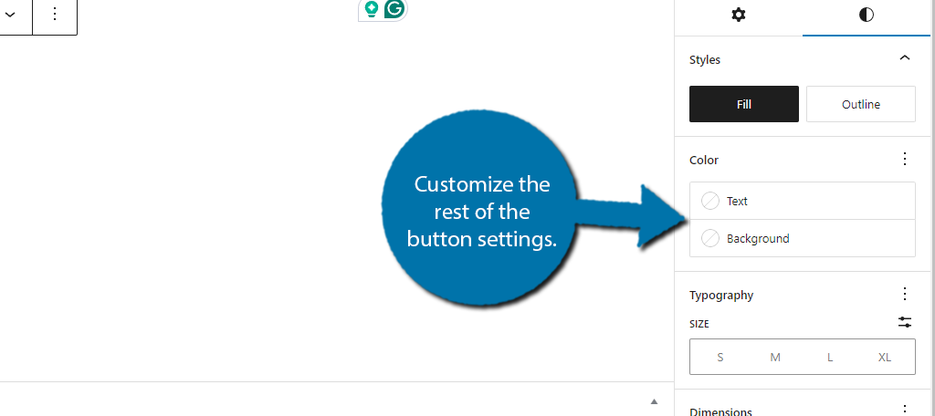 Customize Button Settings