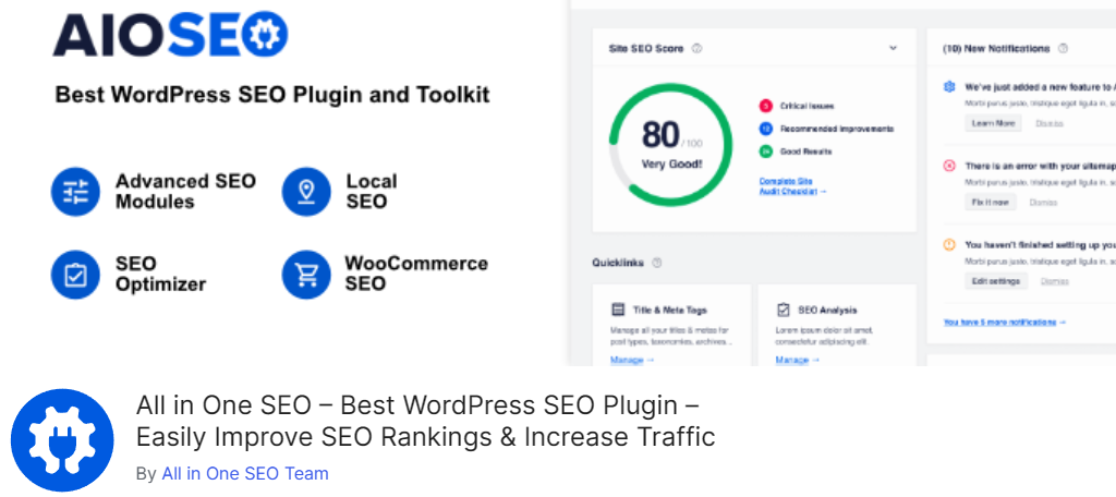 All In One SEO is a great way to create a 404 auto-redirect in WordPress