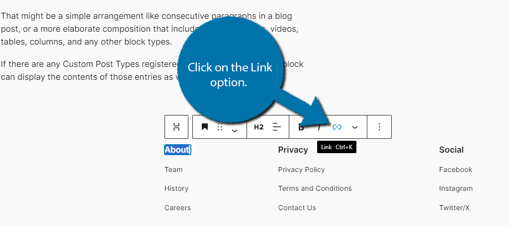 Add links to widget title in WordPress