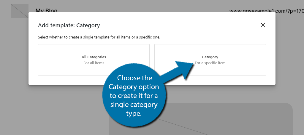 Choose templates for a single category in WordPress