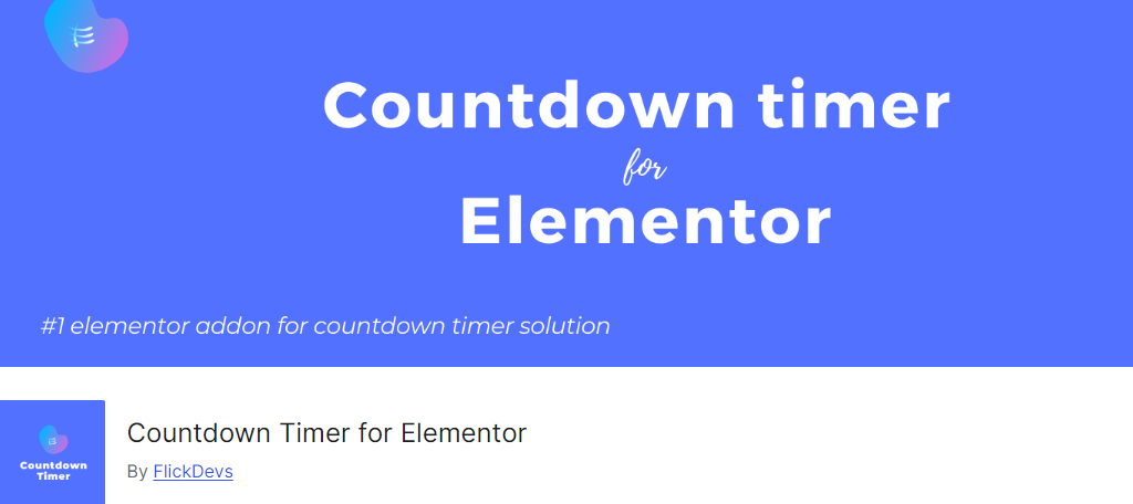 Countdown Timer for Elementor in WordPress is also animated
