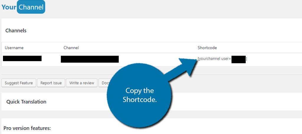 Copy Shortcode