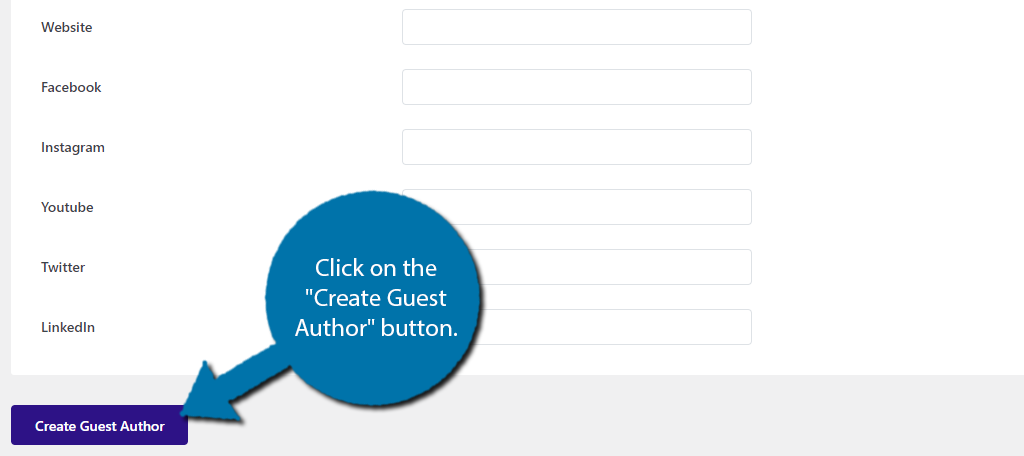 Create Guest Author