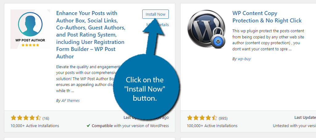 Install WP Post Author