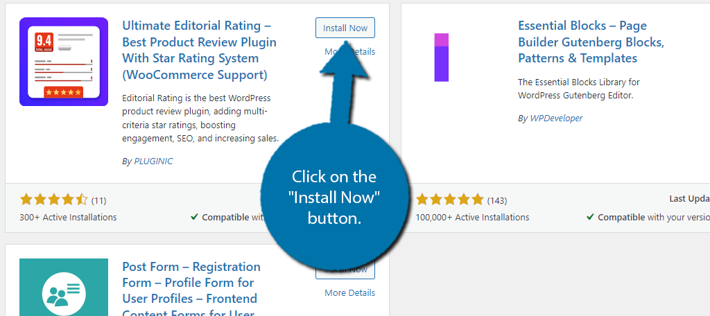 Install Ultimate Editorial Rating