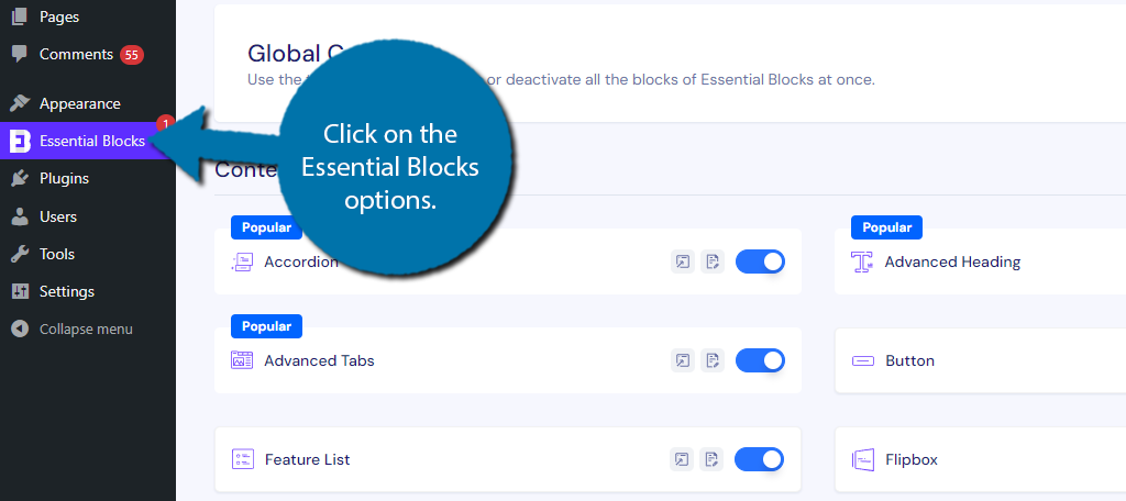 Essential Blocks