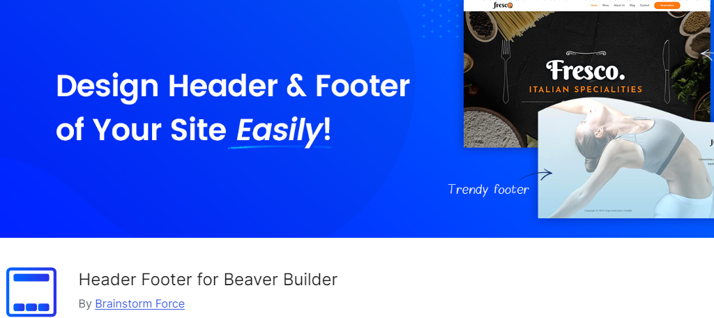 Header Footer Beaver Builder